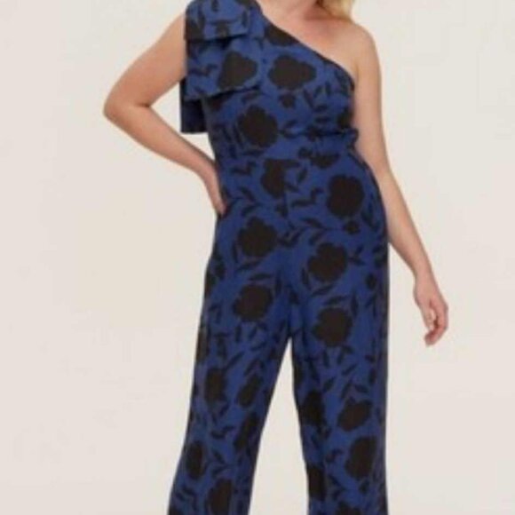 Kate Spade One-Shoulder Jumpsuit - Size 17 (XL) NEW WITH TAGS - Picture 5 of 16